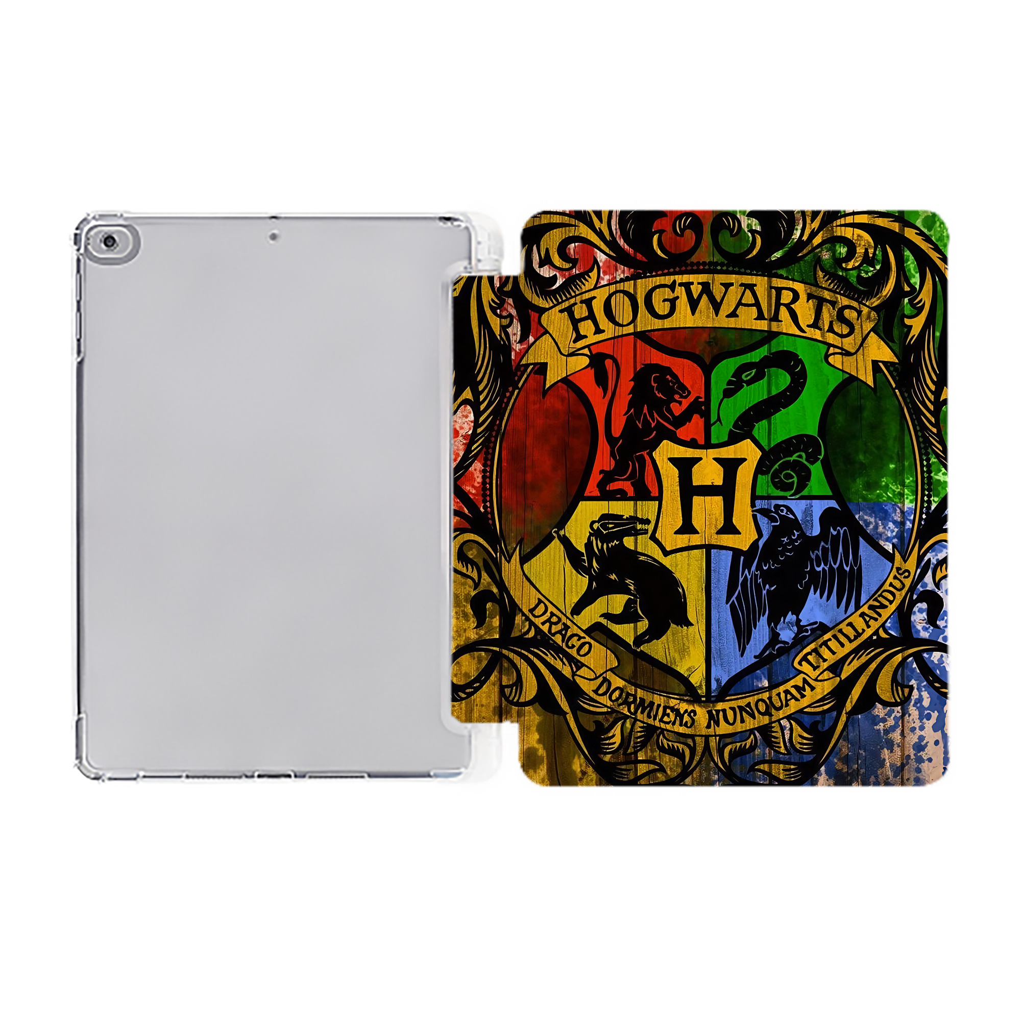 （画像用） Harry Potter ハリー・ポッターシリーズ IPad ケース ペン収納付き 三つ折りスタンド PUレザー×シリコン 対応機種9.5/10.5/10.9インチ